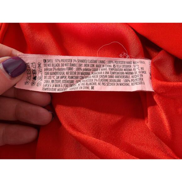 Anthropologie Medium Endless Rose Blazer Red Single Button Sport Coat - Picture 11 of 11